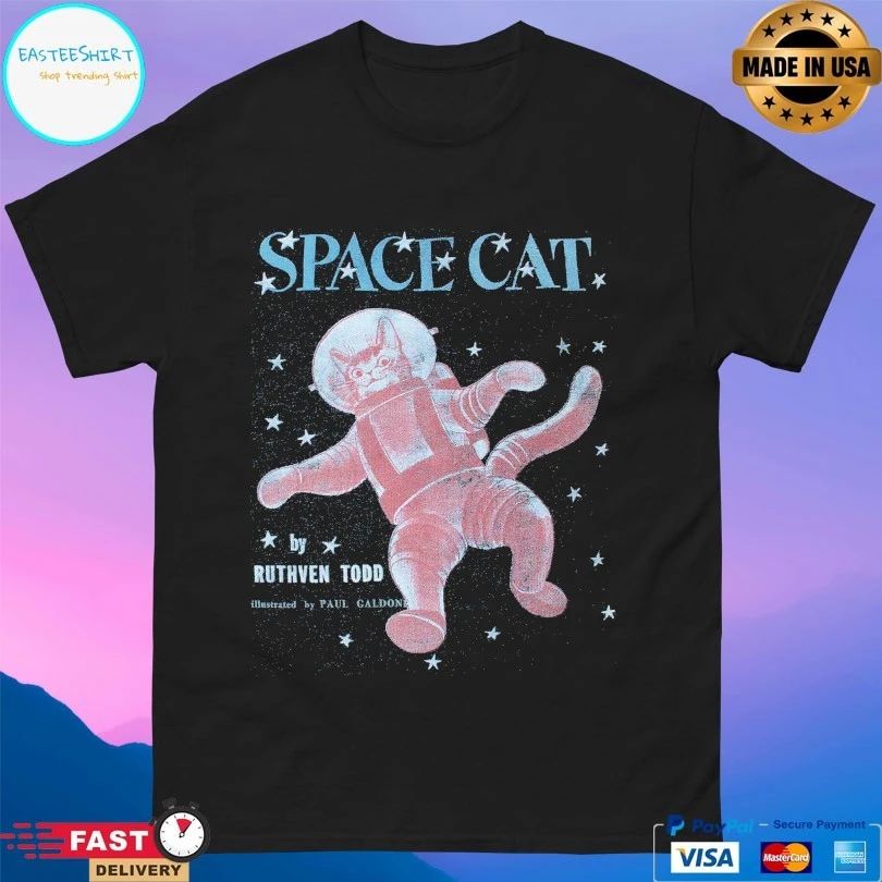 Space Cat By Ruthven Todd T-shirt