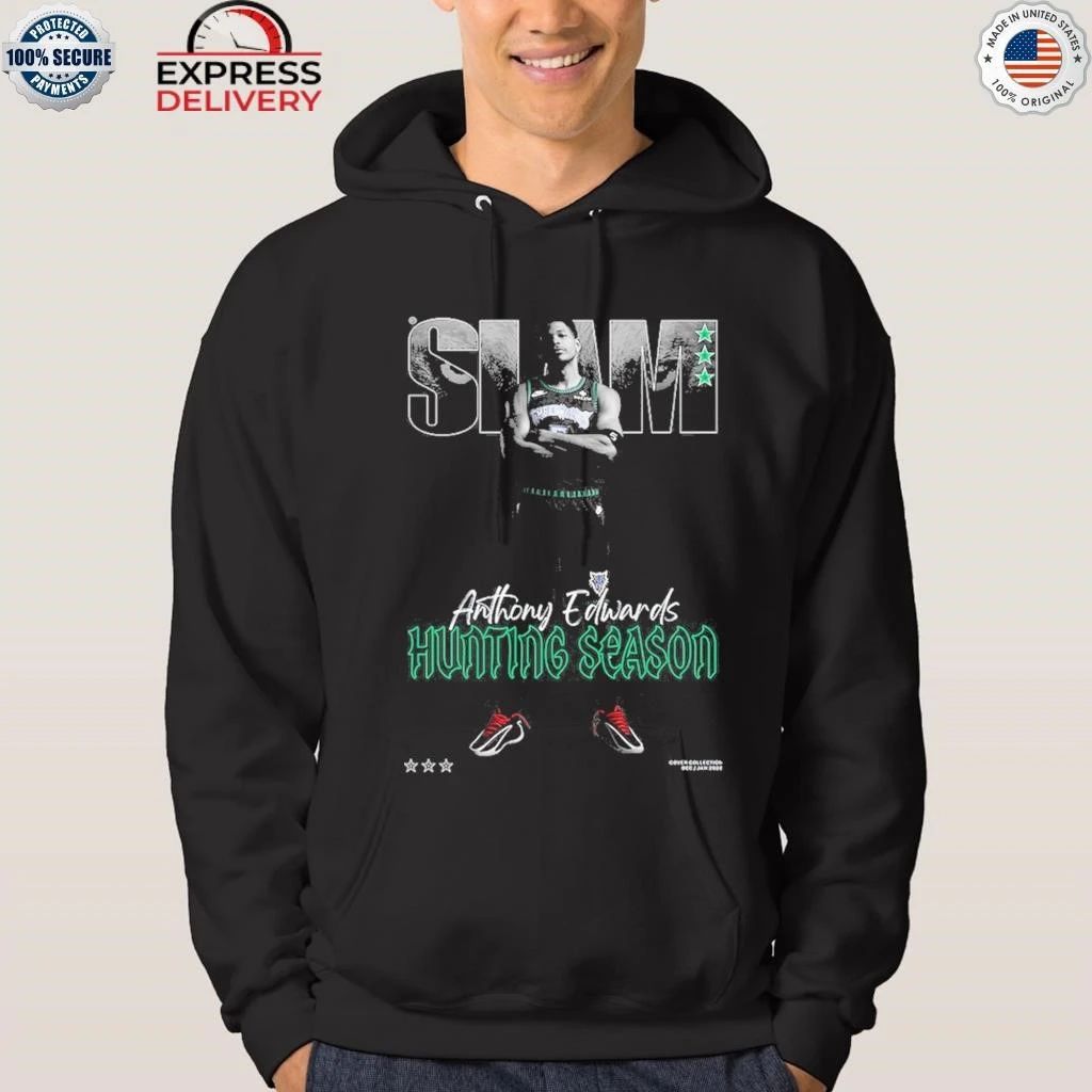 Anthony Edwards Minnesota Timberwolves SLAM Cover Shirt