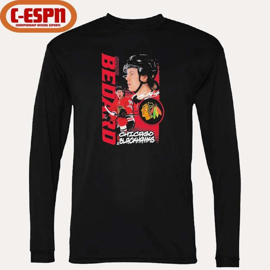 Connor Bedard Chicago Blackhawks Vintage Playmaker T-Shirt