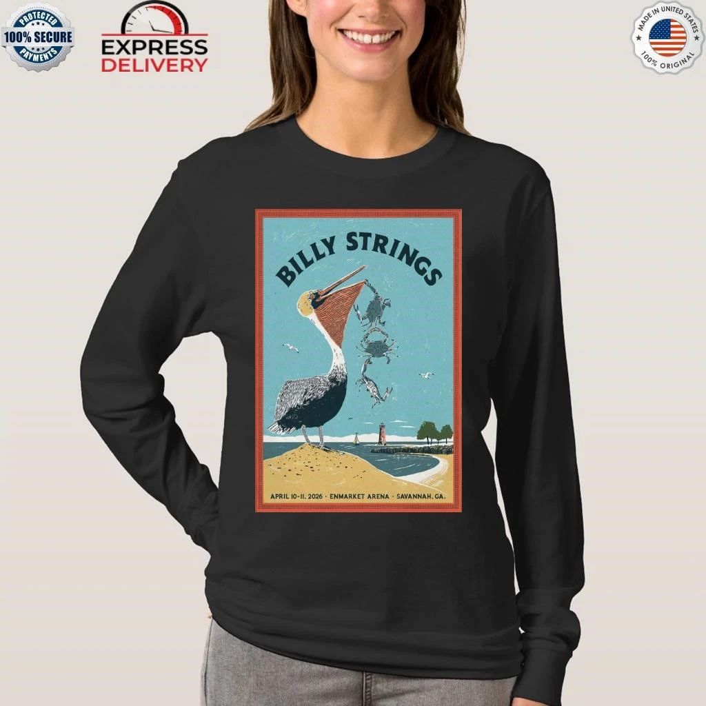Billy Strings Savannah Enmarket Arena Apr 10-11 2026 Shirt