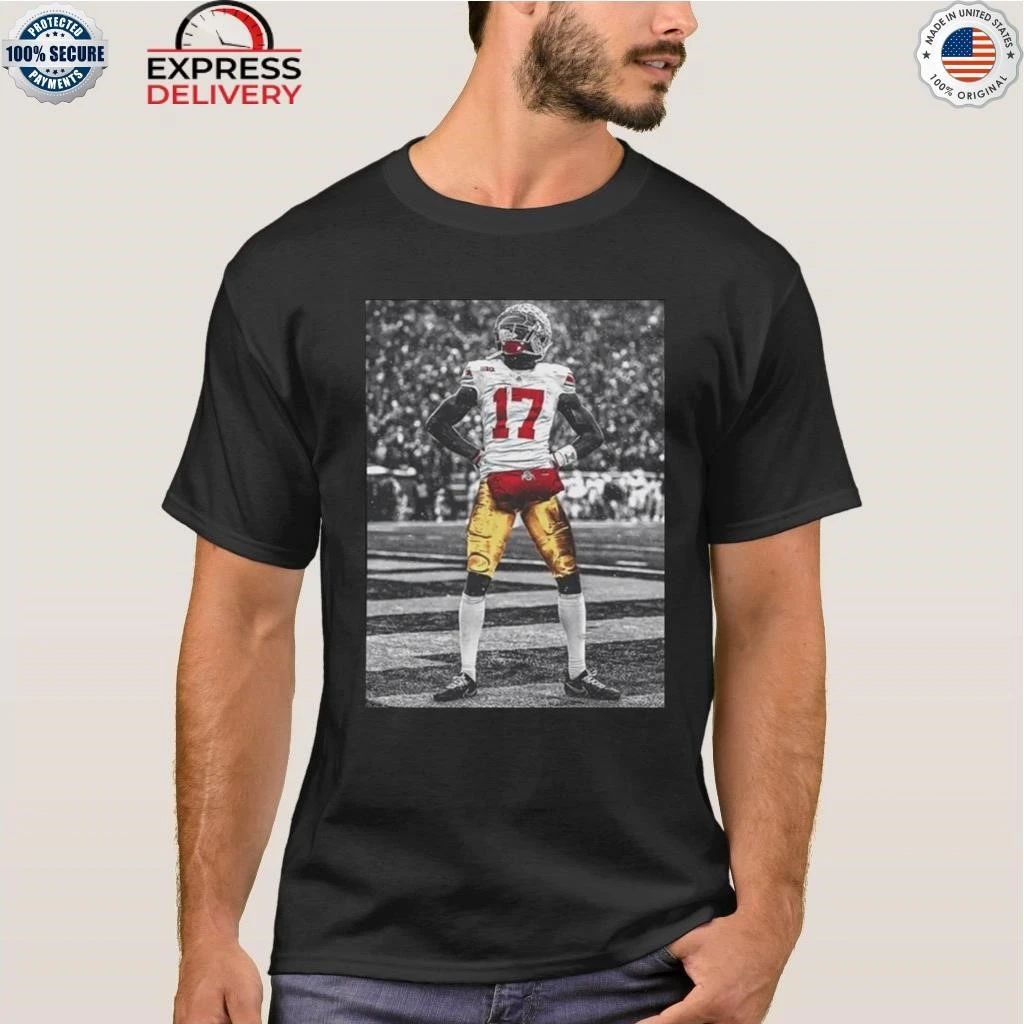 Buckeyes Carnell Tate Standing Shirt
