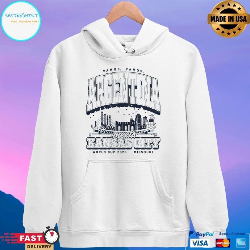 Vamos Vamos Argentina Meets Kansas City World Cup 2026 Missouri T-shirts