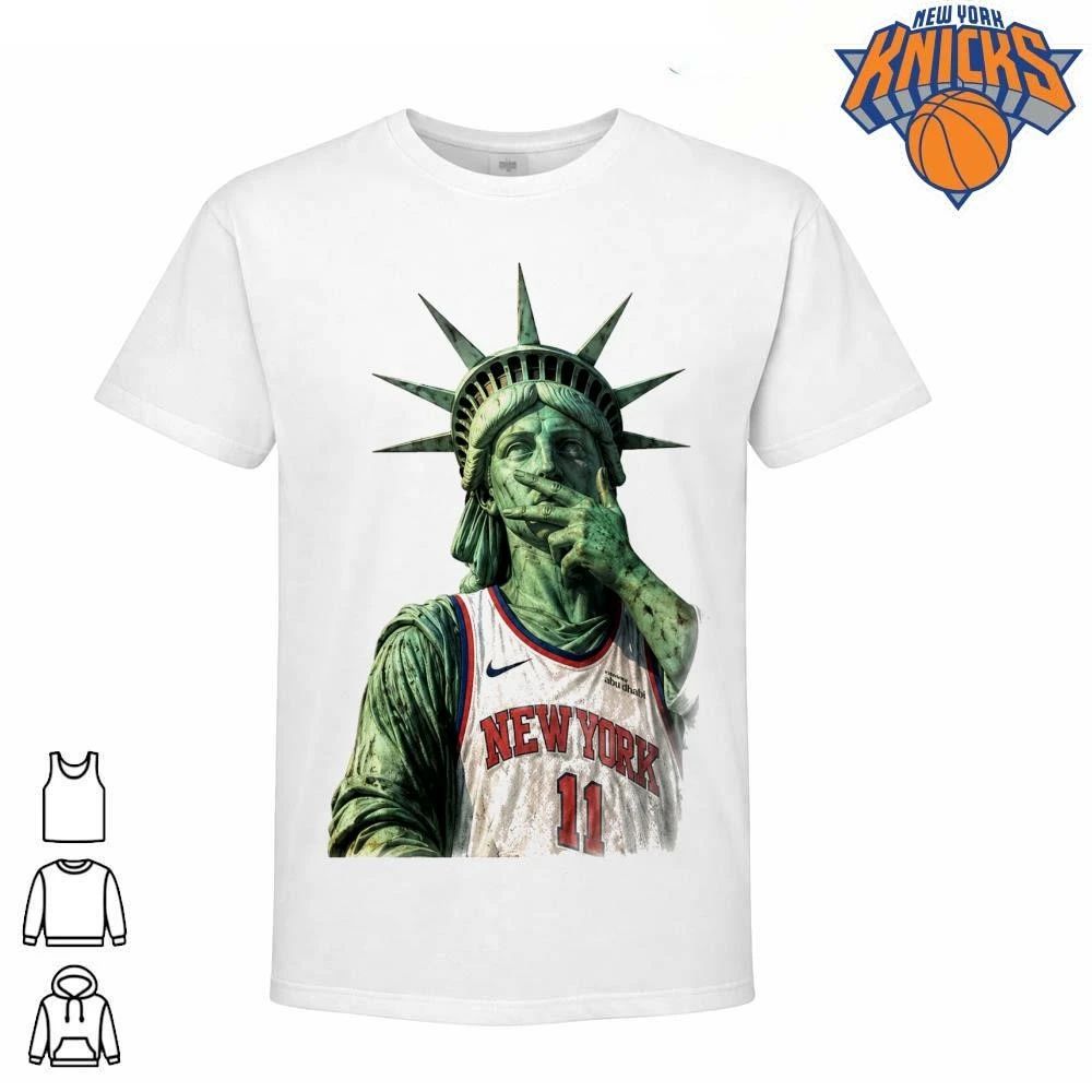 New York Knicks Statue of Liberty Jalen Brunson 11 Basketball Jersey NBA Finals 2026 Shirt