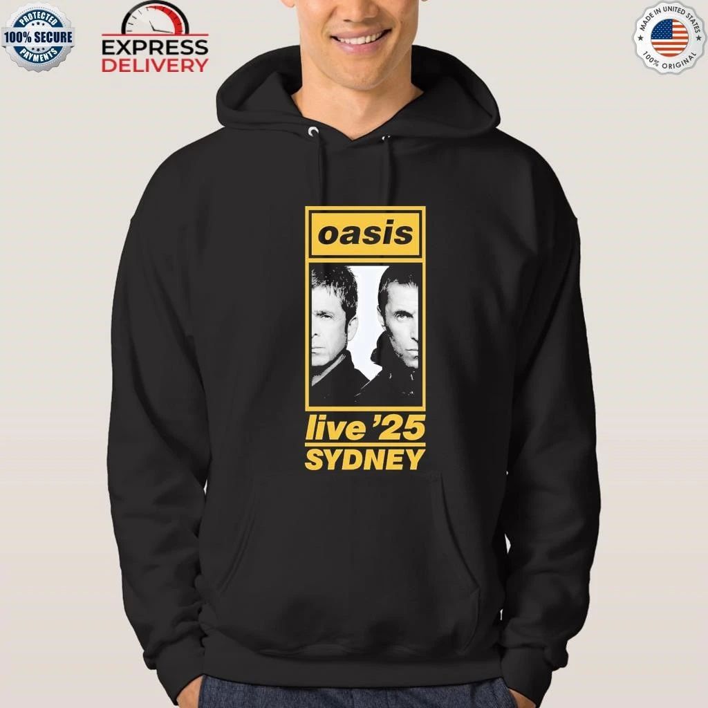 Oasis Live 25 Tour Sydney Australia 2025 Night 2 At Accor Stadium On November 8 Shirt