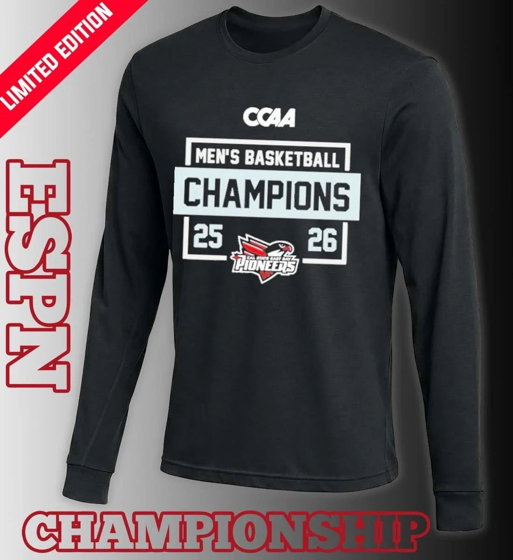 Cal State East Bay Pioneers CCAA Men’s Basketball Regular Season Champions Shirt