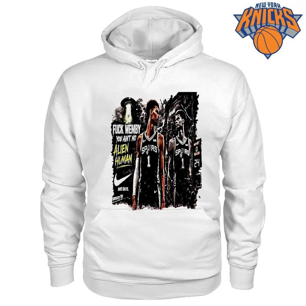 Victor Wembanyama San Antonio Spurs Nba Fuck Wemby You Aint No Alien Human Shirt