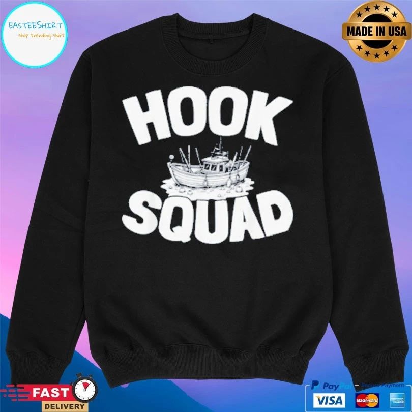 Ocean Fisherman Hook Squad T-shirt