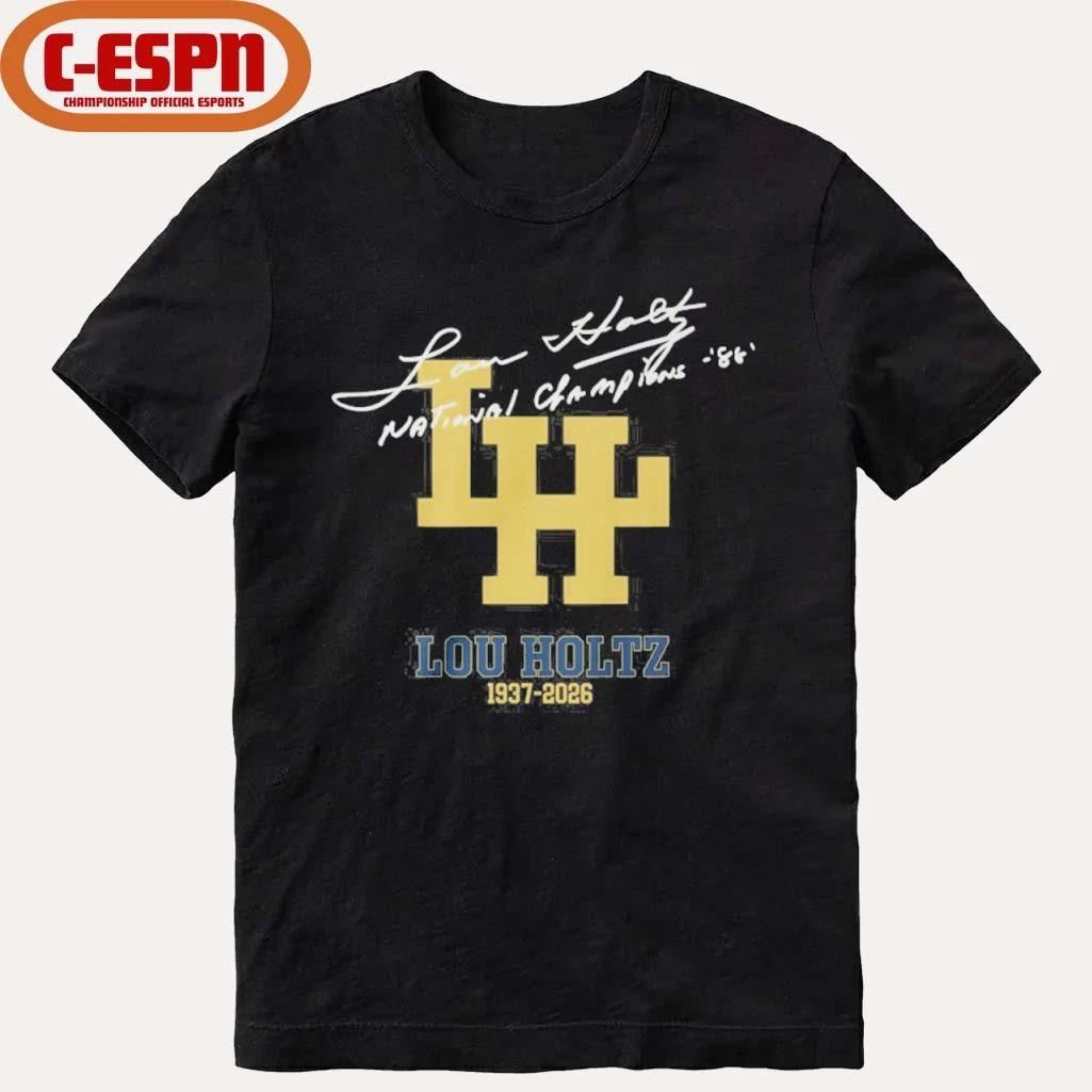 Lou Holtz 1937-2026 Logo Shirt