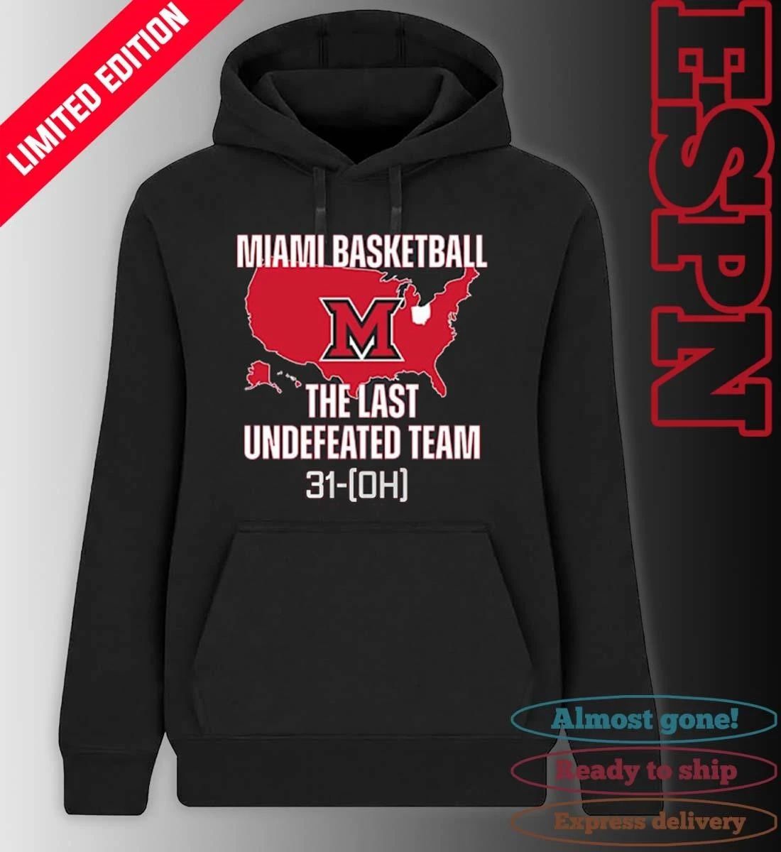 Miami Redhawks Basketball The Last Undefeated Team 31-OH Shirt