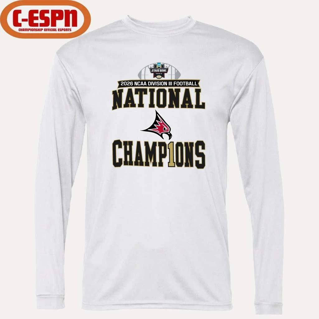 UW-River Falls 2026 NCAA DIII Football National Champions Locker Room T-Shirt
