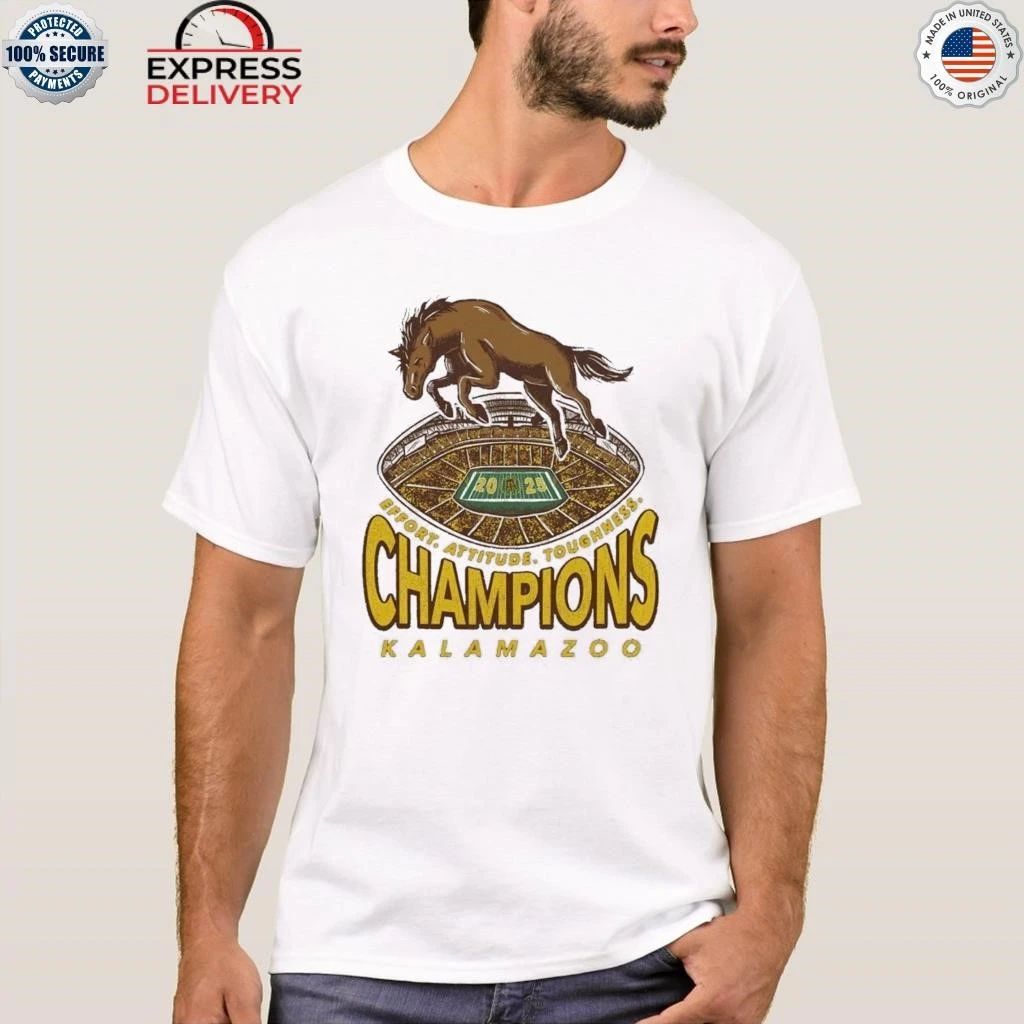 Western Michigan Broncos 2025 Champions Kalamazoo Shirt
