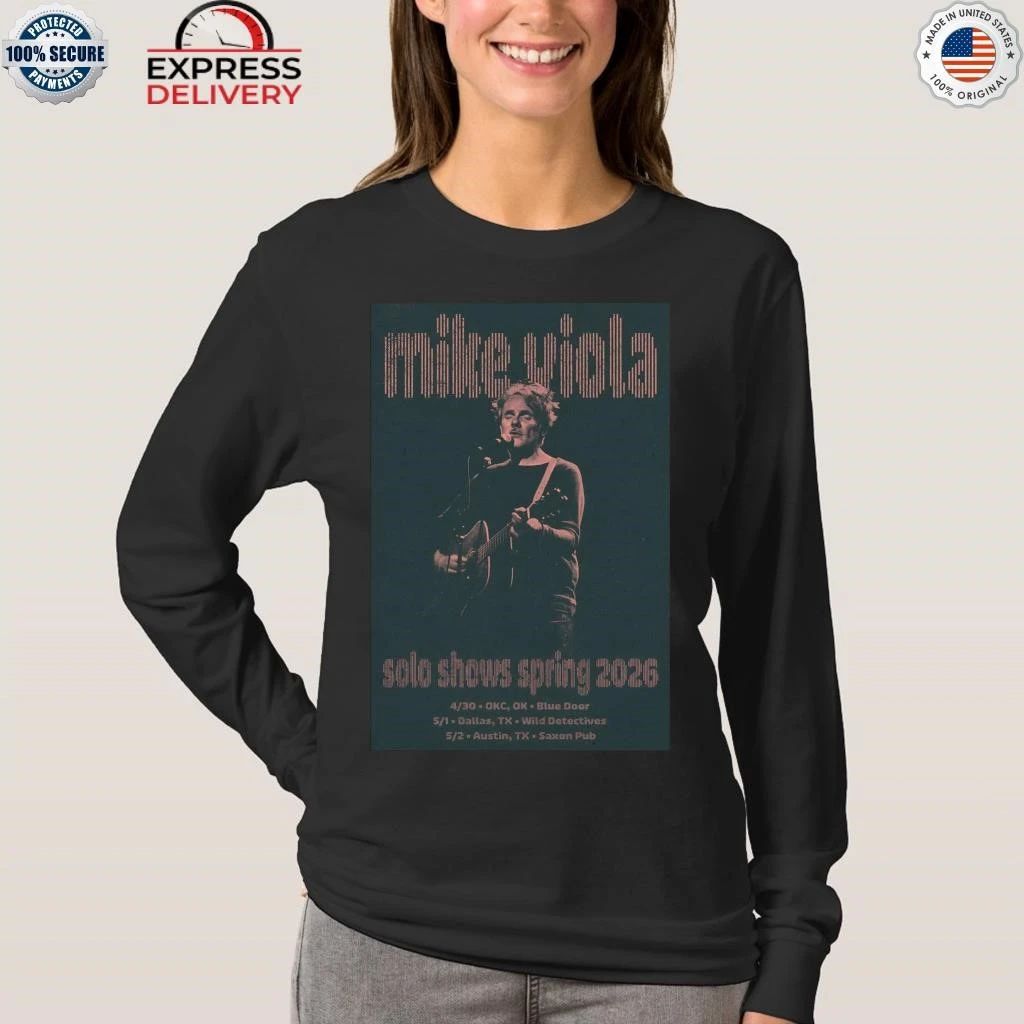Mike Viola Spring 2026 Solo Tour Shirt