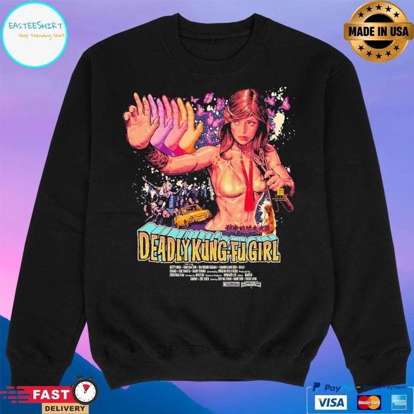 Deadly Kung-Fu Girl T-shirts
