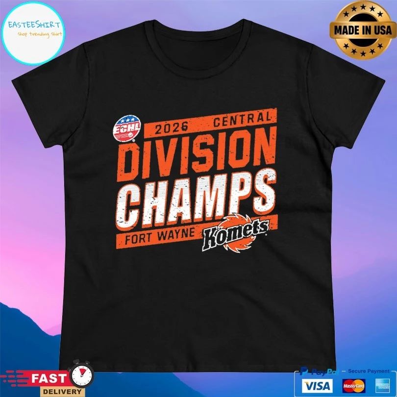 Division Champions 2026 Central Fort Wayne Komets T-shirt