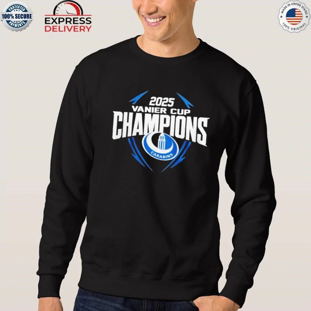 Montreal Carabins 2025 Vanier Cup Champions Shirt