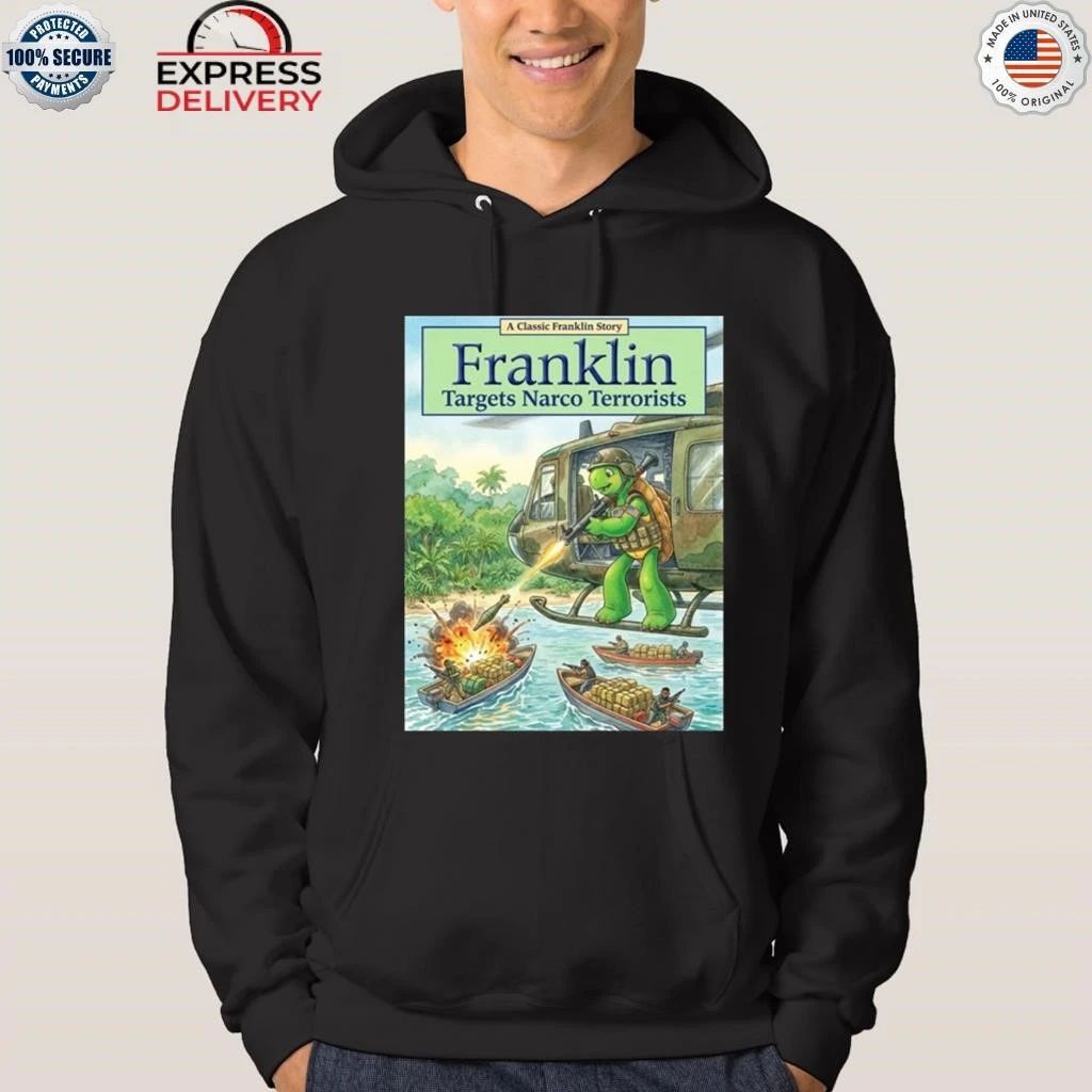 Pete Hegseth Turtle Franklin Target Narco Terrorists Shirt