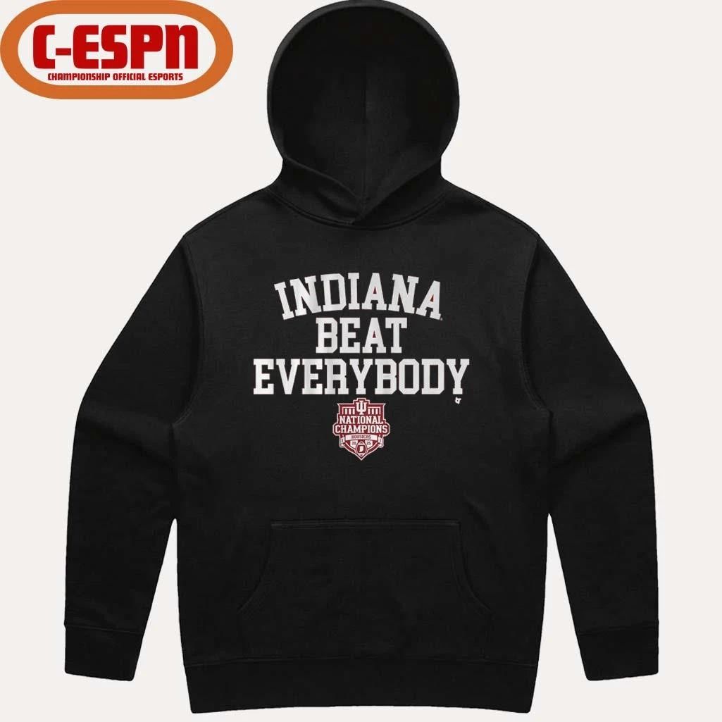 IU Football Indiana Beat Everybody CFP National Champions T-Shirt