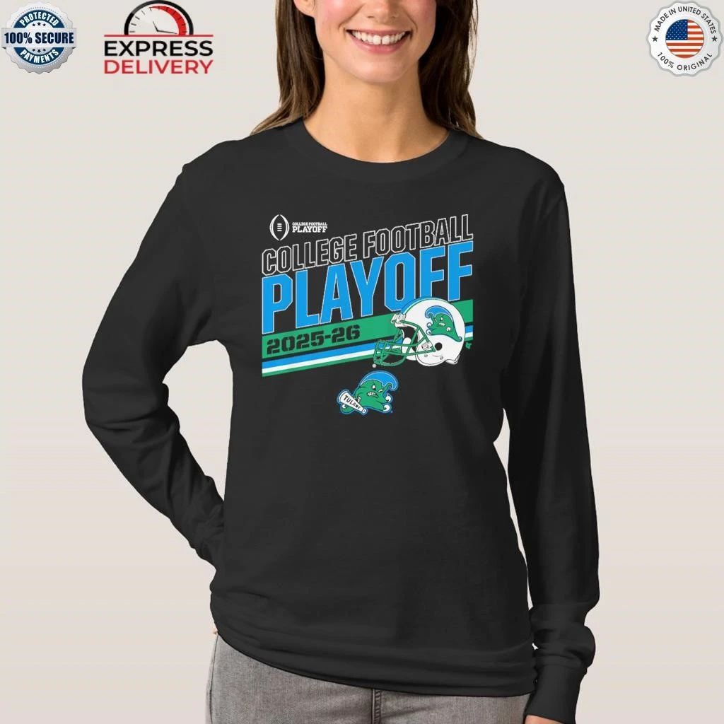 Tulane Football 2025 CFP Stripe Shirt