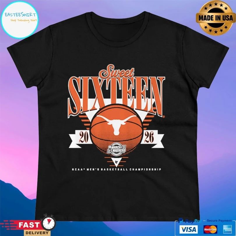 Texas Longhorns Mbb 2026 Sweet Sixteen NCAA Men’s Basketball Championship March Madness T-shirt