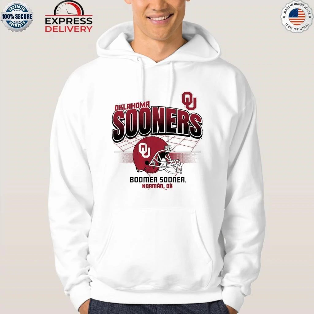 Oklahoma Football Helmet Grid Shirt