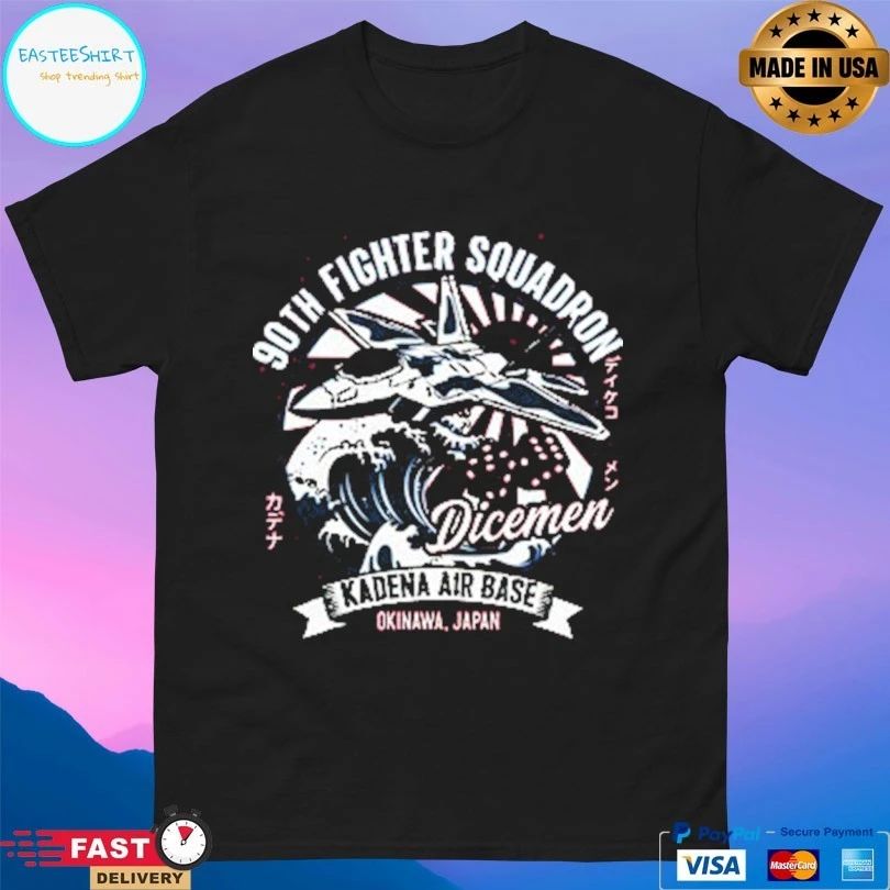 90th Fighter Squadron Dicemen Kadena Air Base Okinawa Japan T-shirt