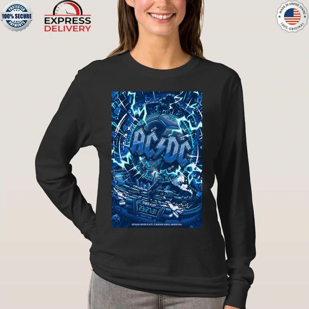 AC DC Buenos Aires Argentina PWR Up Tour March 2026 Shirt