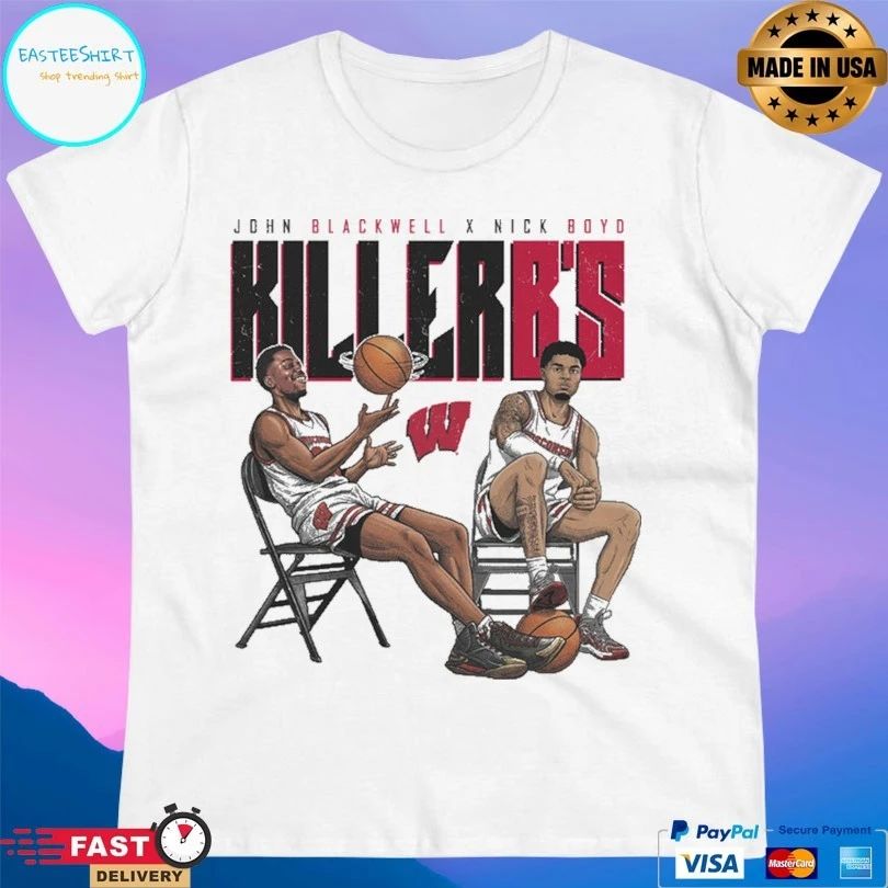 Wisconsin Badgers John Blackwell X Nick Boyd Killer B’s T-shirt