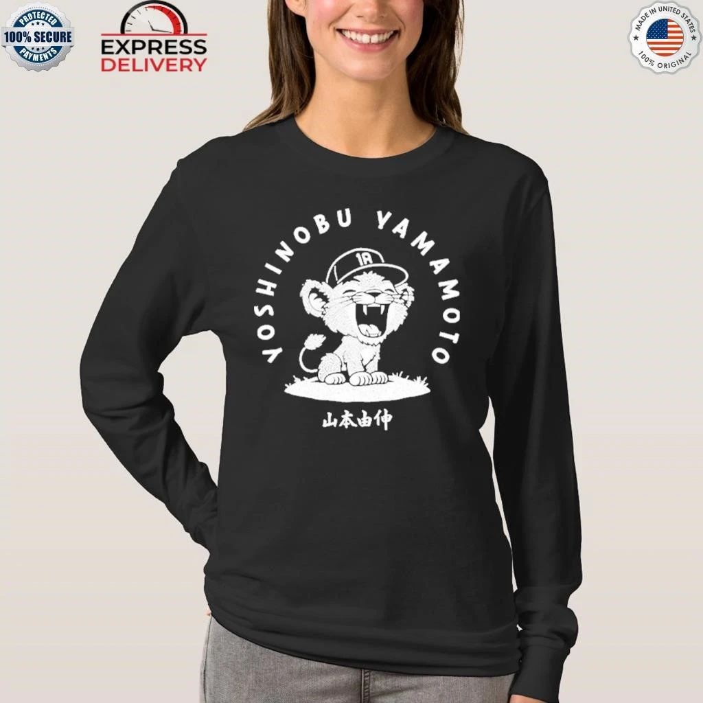 Yoshinobu Yamamoto Baby Lion Los Angeles Dodgers Shirt