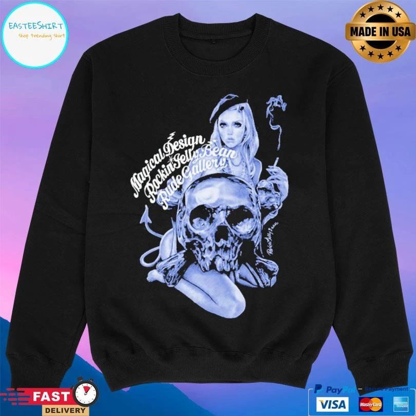 Paris Noir Magical Design Rockin Jelly Bean Rude Gallery T-shirts