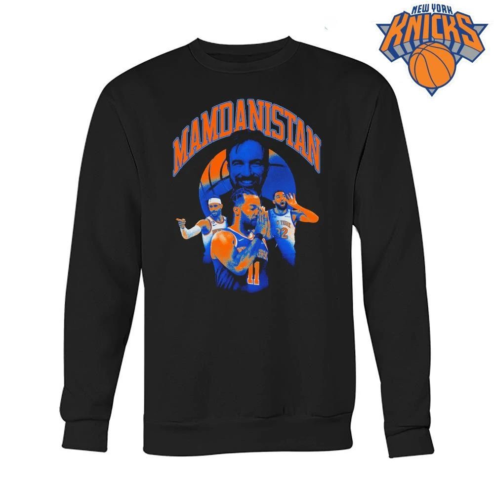 Mamdanistan Jalen Brunson New York Knicks Retro Bootleg NBA Finals 2026 Shirt