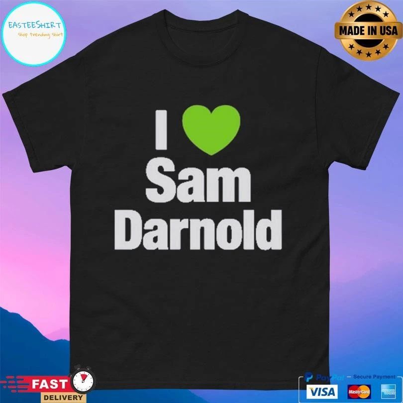 Cooper Kupp I Heart Sam Darnold T-shirts