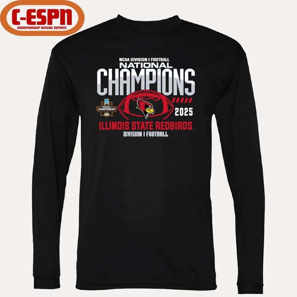Illinois State Redbirds 2025 NCAA Division I Football National Champions T-Shirt