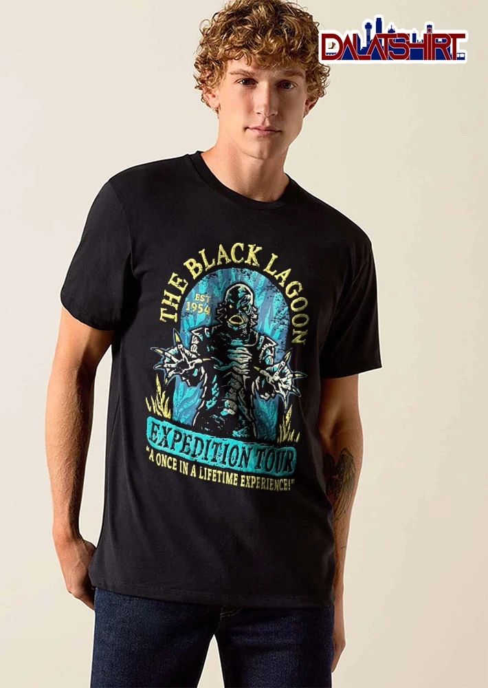 The Black Lagoon Est 1954 Expedition Tour A Once In Lifetime Experience Gillman Monster Claws Distressed shirt