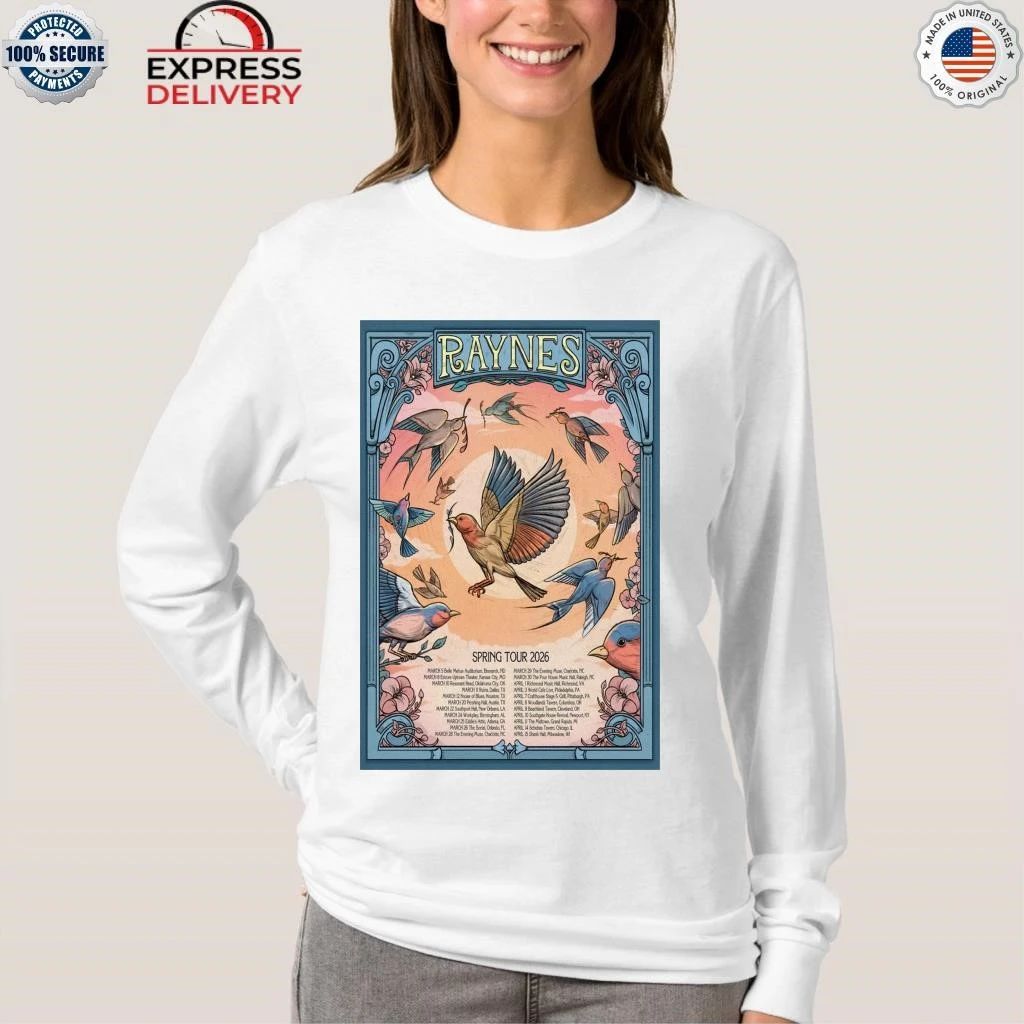 Raynes Spring Tour March Apr 2026 Shirt