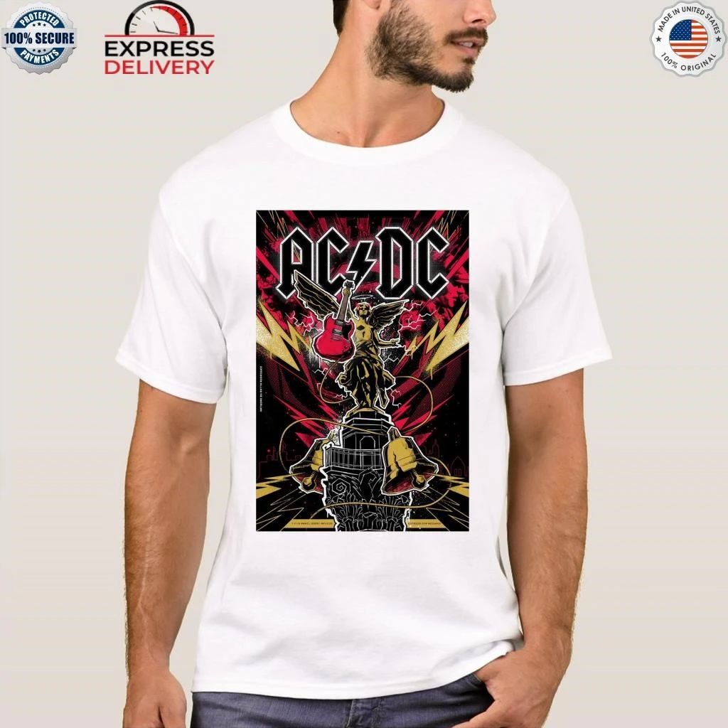 AC DC at Estadio GNP Seguros, Mexico City April 7-11-15 2026 Shirt