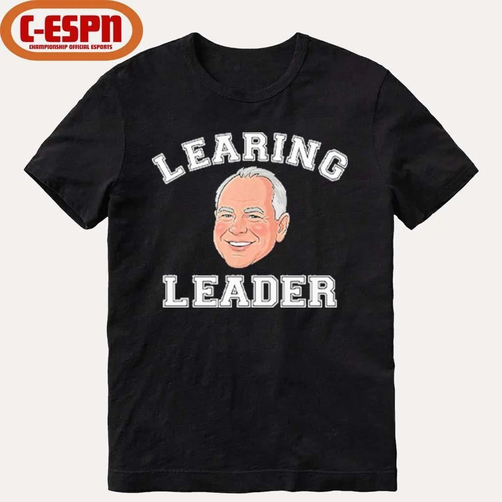 Tim Walz Learing Leader 2025 T-Shirt