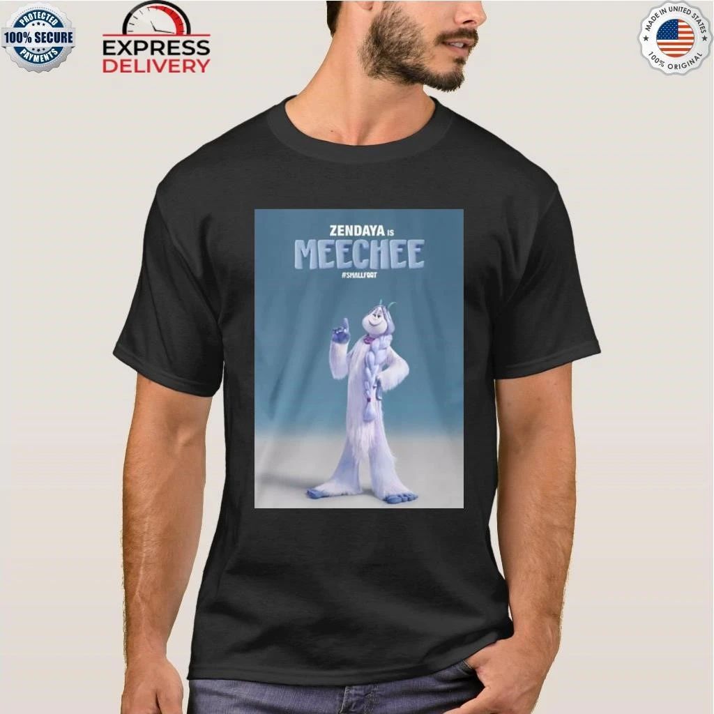 Zendaya Is Meechee In Smallfoot Shirt