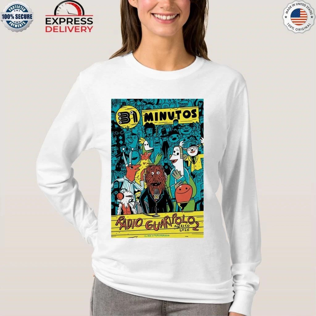 31 Minutos Radio Guaripolo 2 Mexico Tour 2026 Shirt