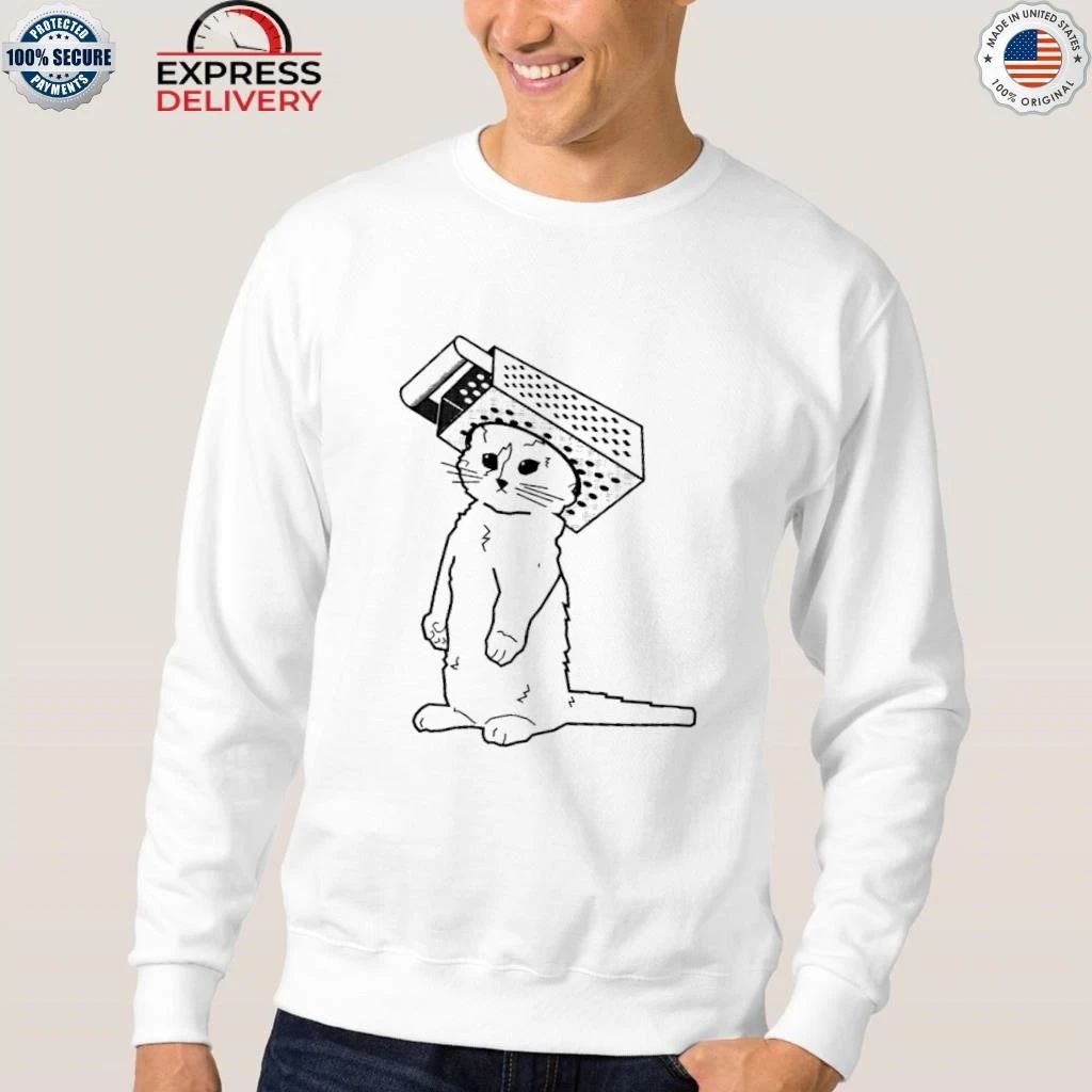 Cheese Grater Cat Shirt