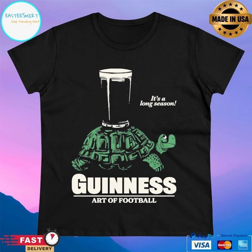 It’s A Long Season Guinness Art Of Football T-shirt
