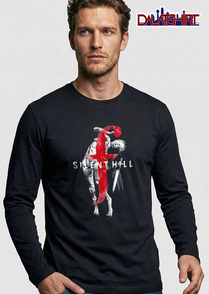 Silent Hill F Contorted Creepy Monster Holding Knife Distressed shirt