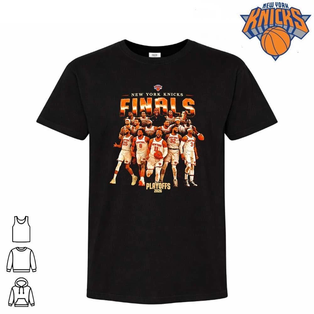 New York Knicks NBA Finals 2026 Playoffs Basketball Graphic Shirt