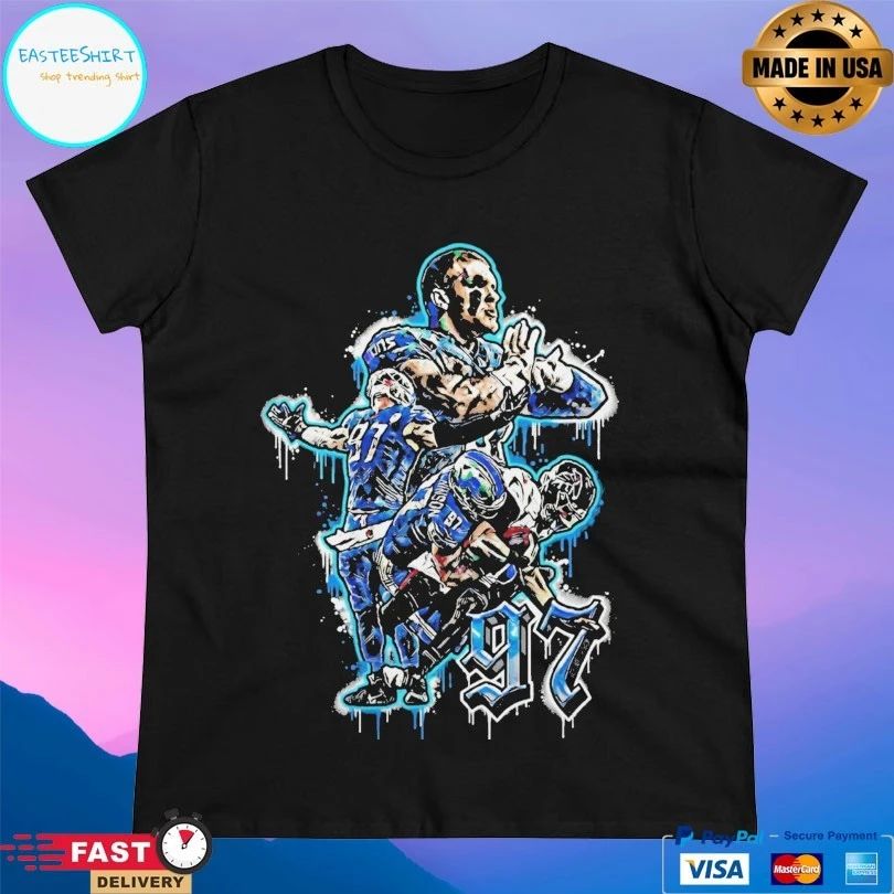 The Werewolf Aidan Hutchinson Detroit Lions T-shirt