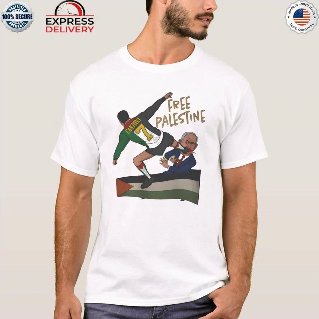 Eric Cantona Kick Free Palestine Shirt