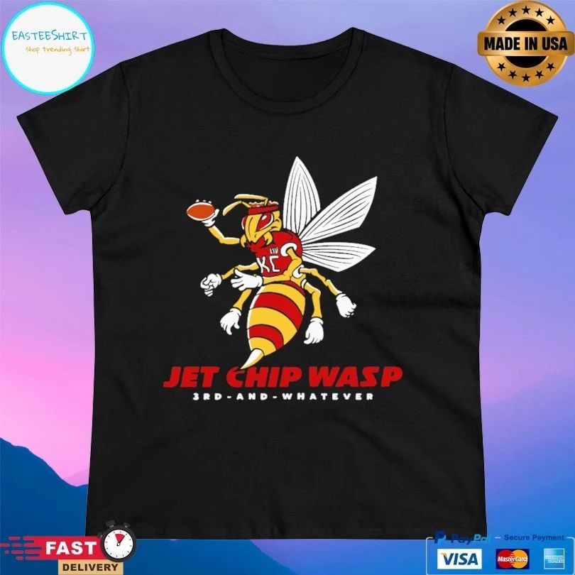 Jet Chip Wasp 3rd And Whatever Bee Kansas City Chiefs T-shirt