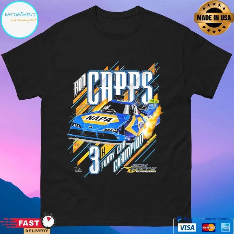 Ron Capps 3x Funny Car Champion Action T-shirts