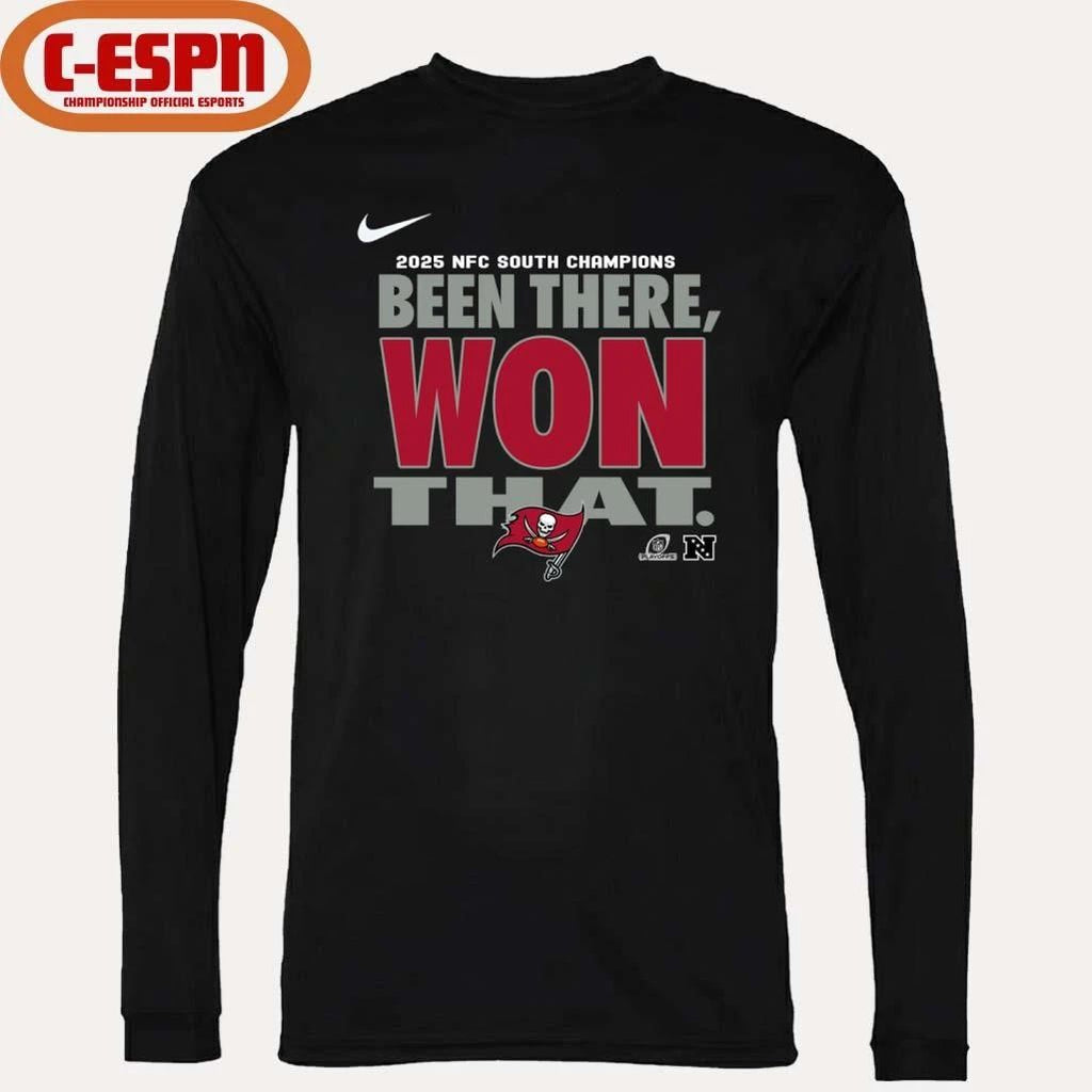 Division Champs Tampa Bay Buccaneers Been There Won That T-Shirt