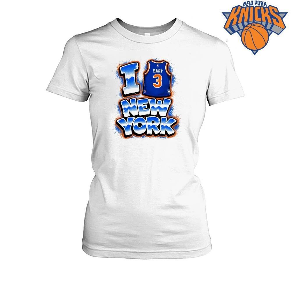 I Heart Josh Hart 3 Jersey New York Knicks Basketball Y2K Airbrush Graphic NBA Finals 2026 Shirt