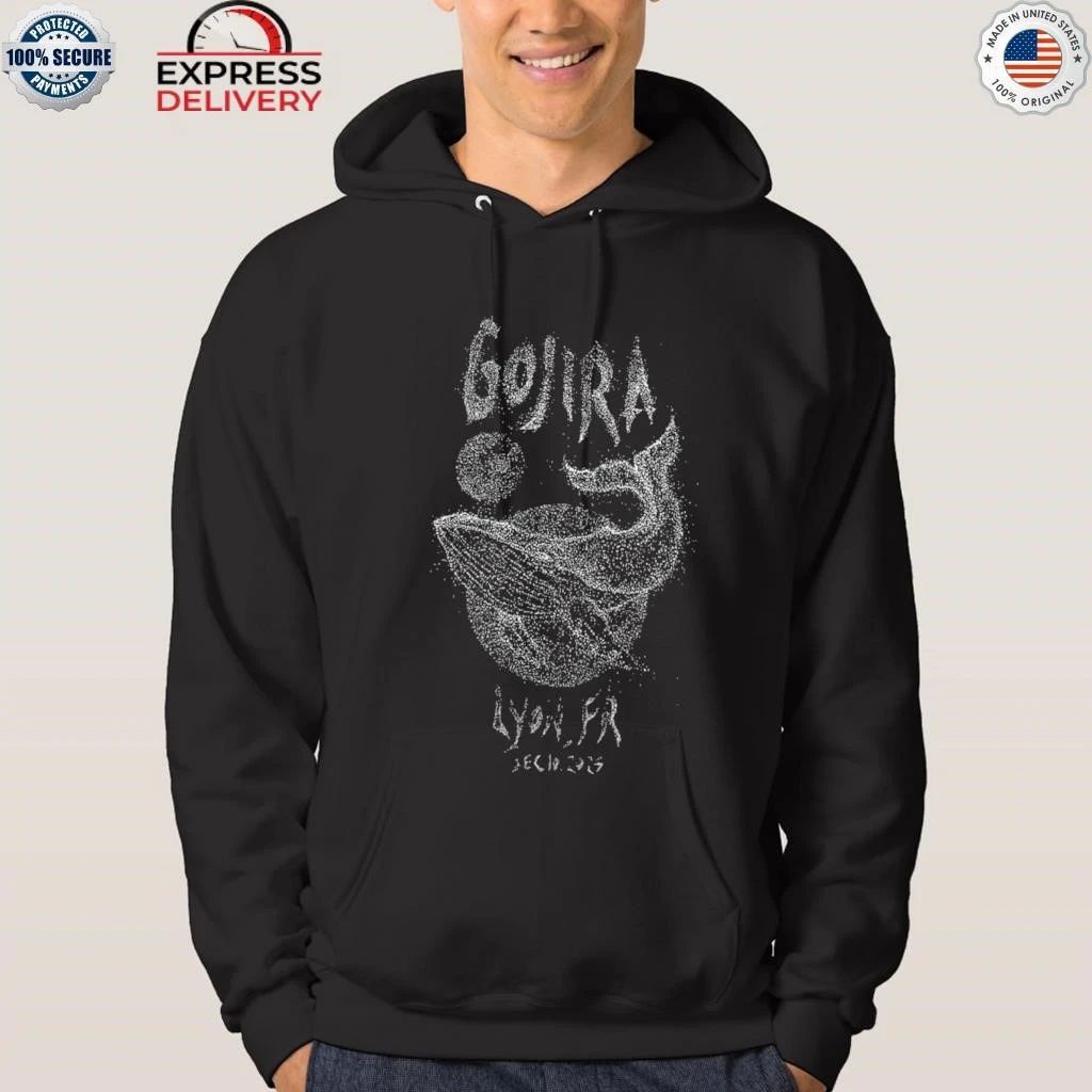 Gojira Band Lyon Poster Tonight In France On December 10 2025 Shirt