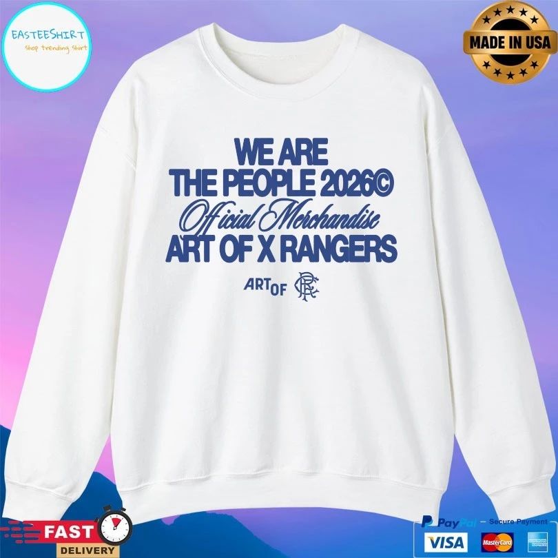 We Are The People 20260 Official Merchandise Art Of X Rangers T-shirt